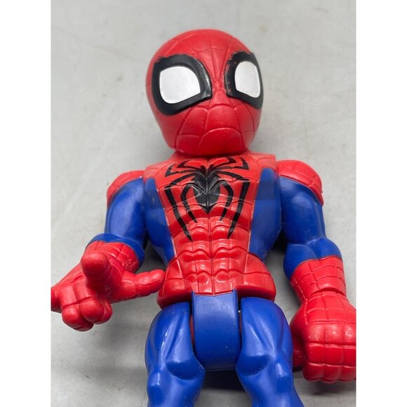 Playskool Marvel Super Hero Adventures spiderman 5" Figure Toy plastic READ - Picture 3 of 6